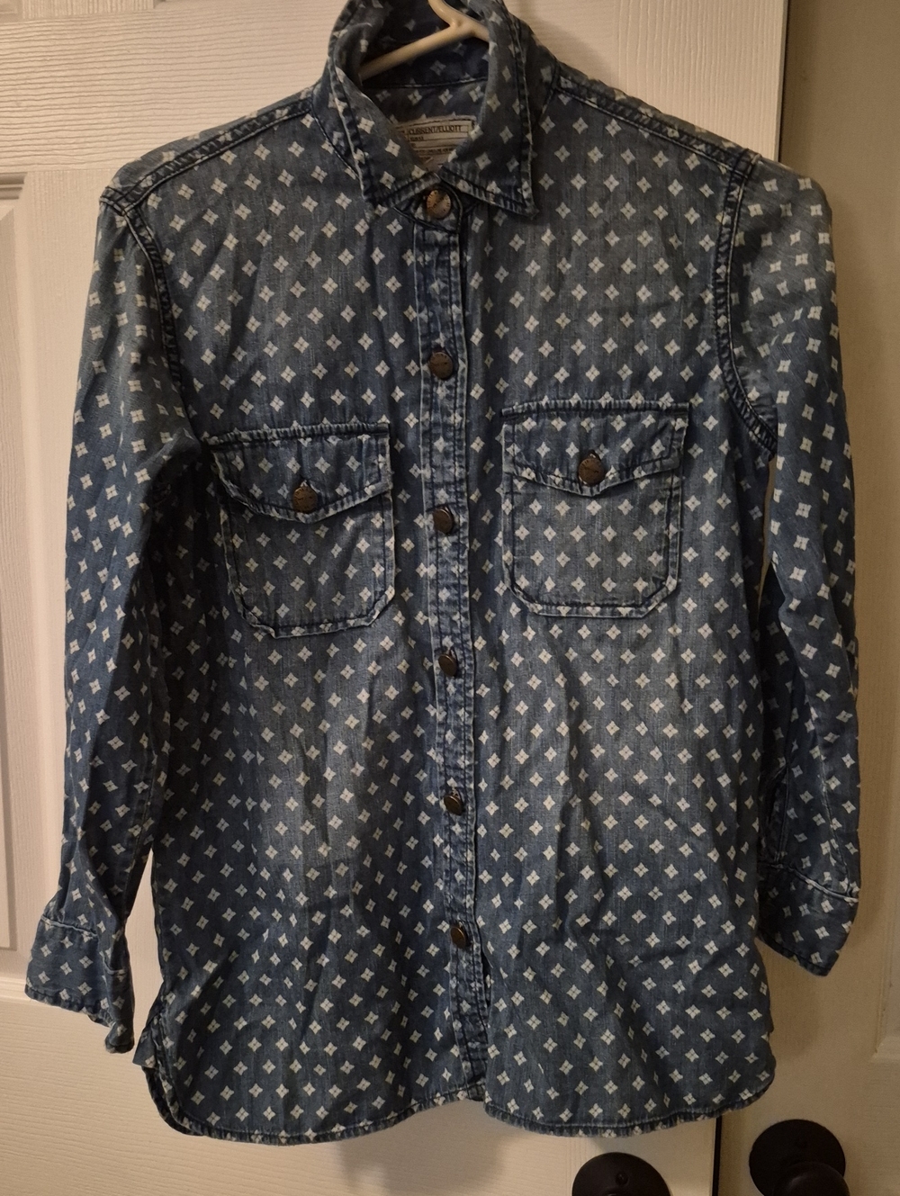 Current/Elliott Blue The Perfect Shirt